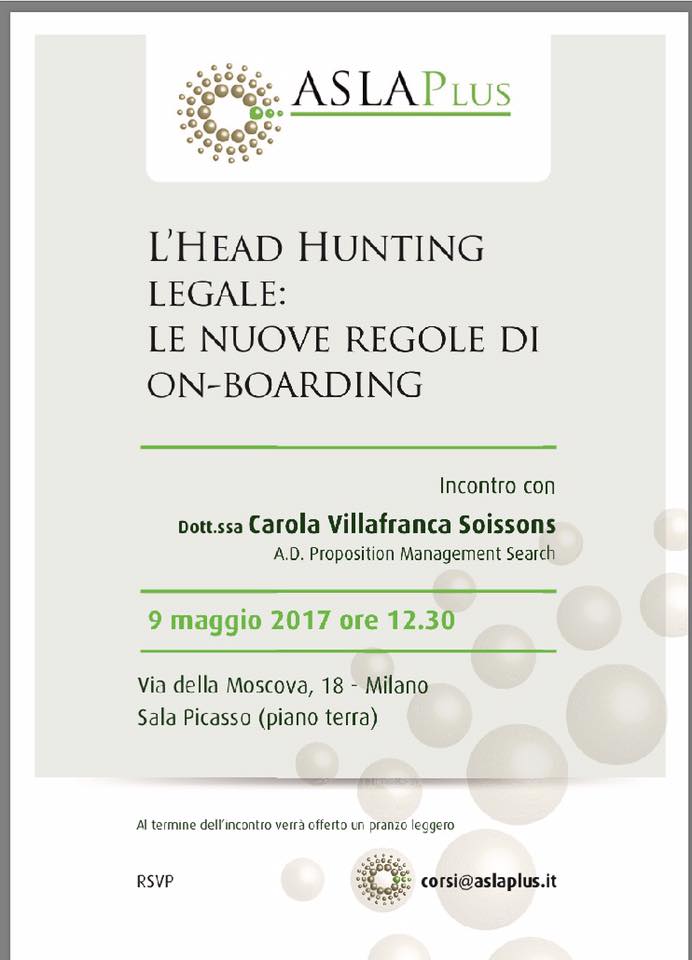Head Hunting Legale Asla Plus
